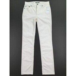 Ralph Lauren Premier Straight Corduroy Pants Womens sz 0 iWinter Cream Old Money